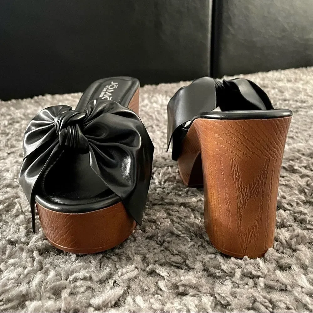 NIB Platform Bow Heels